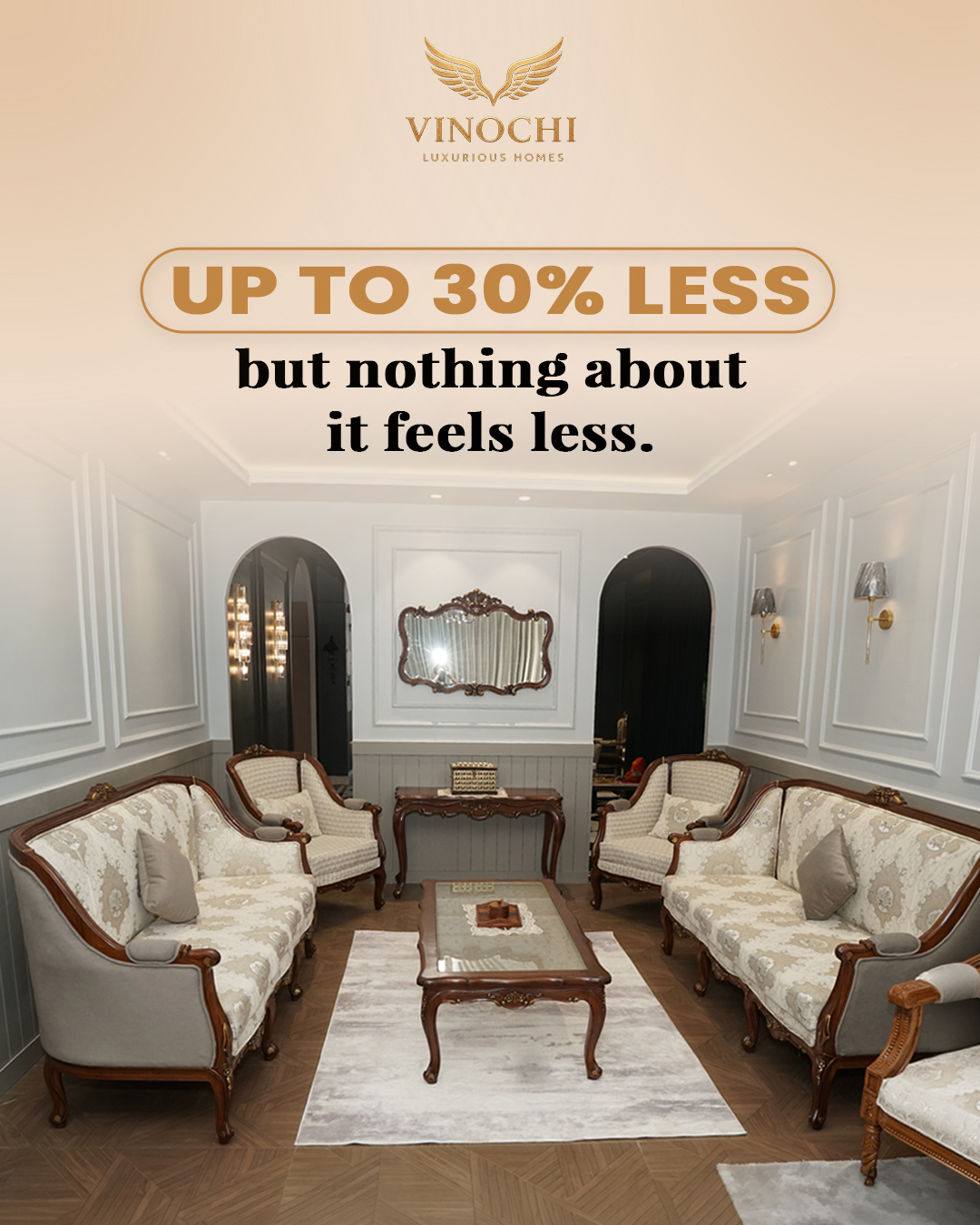 Up to 30% less… and still feels like you paid for the best.
That’s the Vinoci difference.
You don’t compromise on comfort, design, or finish
You just stop overpaying for it.
See it for yourself. Sit on it. Feel it. Compare it.
You’ll get it instantly.

📍 Plot no. 501, Sector 82, JLPL Industrial Area, Mohali
 📞 077430-00978

 [luxury furniture Mohali, premium sofas India, affordable luxury furniture, Vinoci furniture, modern living room sofa, high quality furniture Punjab, luxury at better price, home interiors Mohali]