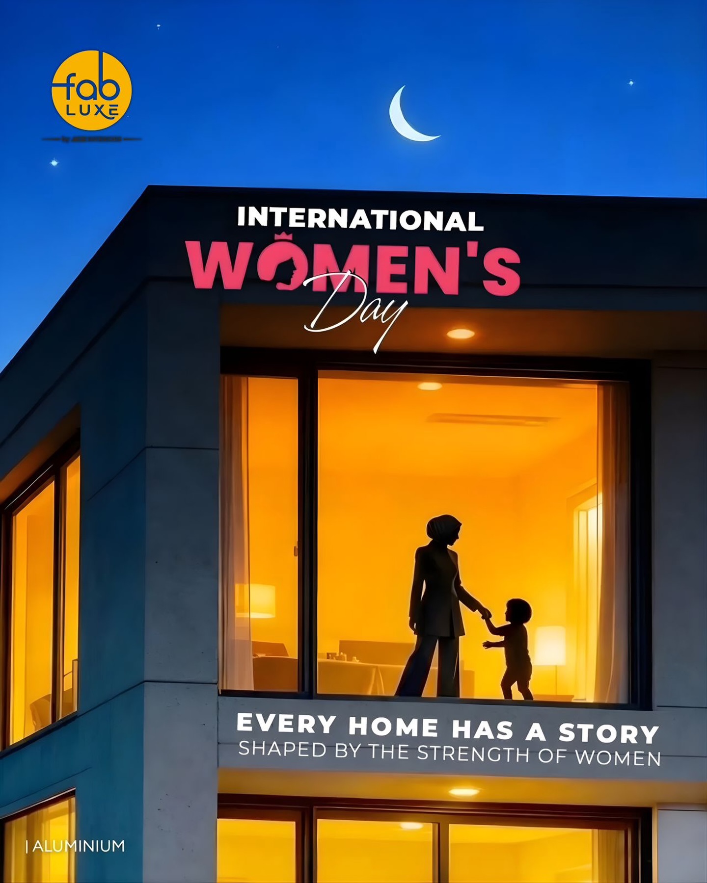 Happy Womenβs Day πΈ
Celebrating the strength, grace, and warmth that women bring to every home. Just like a strong foundation makes a house secure, the right aluminium windows & doors add comfort, protection, and beauty to your space.
Hereβs to the women who make every home brighter. β¨
#HappyWomensDay #StrongHomes #AluminiumWindows