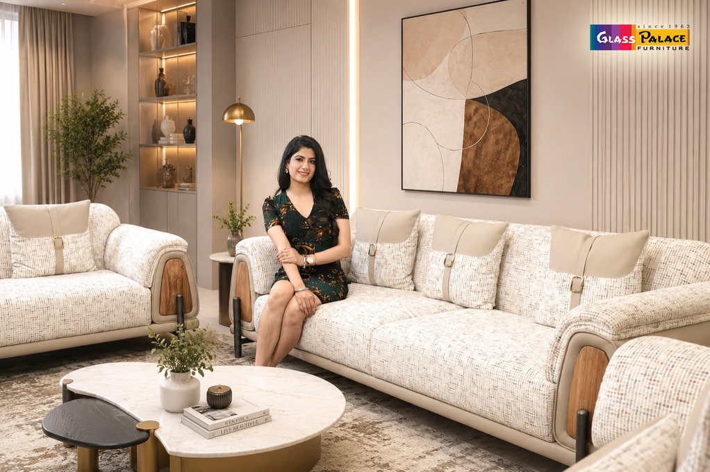 A sofa isn’t just where you sit - it’s where life happens. ✨
From morning coffees to evening conversations, create moments that matter with a sofa that’s as comfortable as it is beautiful. Designed with premium craftsmanship, elegant textures, and timeless style, this statement piece transforms every living room into a space you’ll love coming home to.
Visit Glass Palace Furniture and explore Tricity’s largest collection of premium luxury sofa sets, curated to suit every home and every style.👇
📍 Dera Bassi – Chandigarh–Ambala Highway, Near Toll Plaza, Dera Bassi, Punjab 📞 85580-00666
📍 Mohali – Plot No. 130, Sector 82, JLPL Industrial Area, Sahibzada Ajit Singh Nagar, Punjab 📞 76961-11122
📍 Panchkula – Plot No. 286, Industrial Area Phase 1, Panchkula, Haryana 📞 98781-86363
#GlassPalaceFurniture #LuxuryLiving #PremiumSofas #SofaDesign #LivingRoomGoals ModernInteriors LuxuryFurniture HomeDecor InteriorInspiration DesignerFurniture ElegantHomes FurnitureShopping Mohali Panchkula DeraBassi TricityHomes