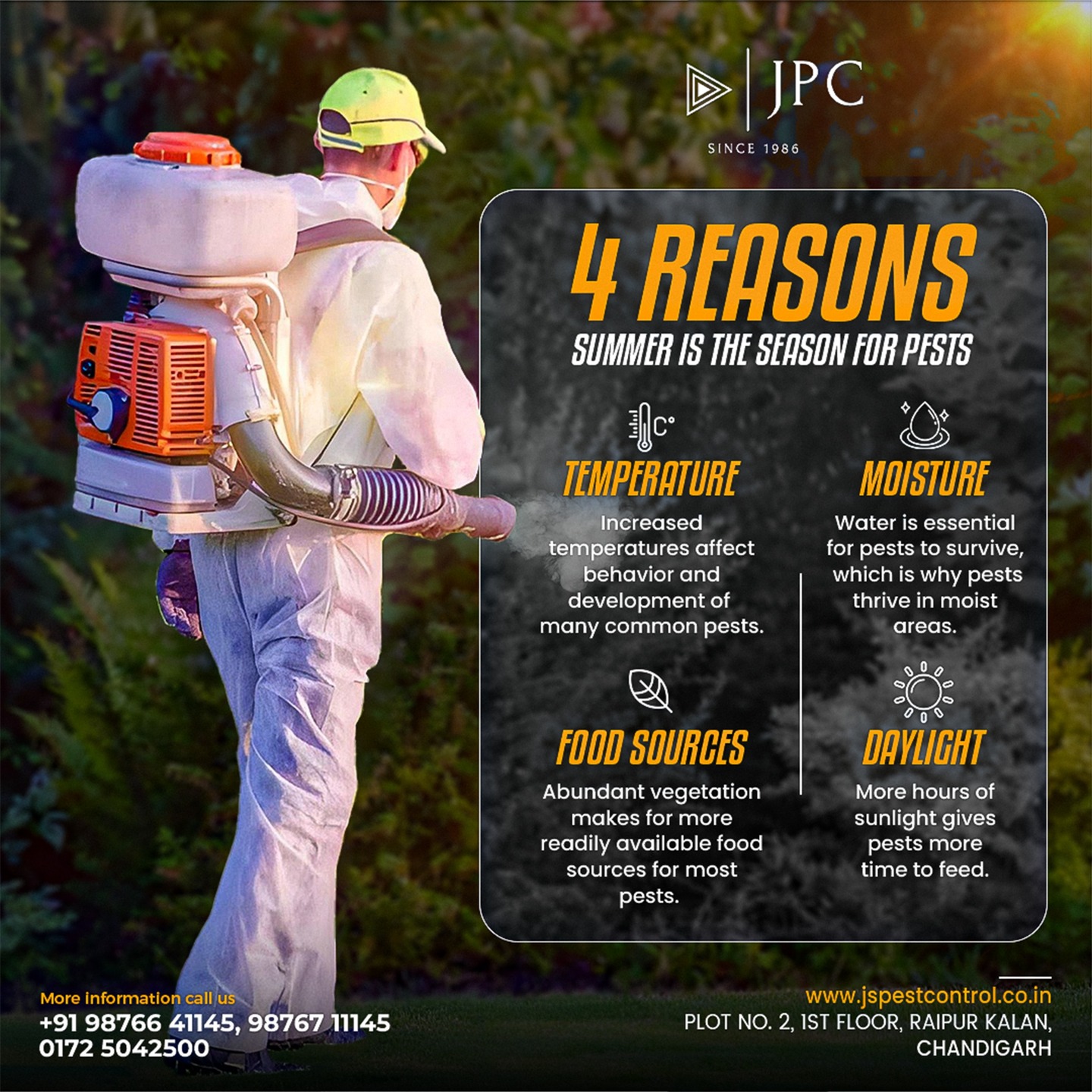 🐜🏠 JS Pest Control – Total Protection, Trusted Solutions! 🚫✨

Say goodbye to pests and hello to peace of mind with JS Pest Control! We specialize in eliminating all types of pests—from termites and cockroaches to rodents, mosquitoes, and more—using safe, eco-friendly methods.

✅ Expert Pest Control Services
✅ Long-Lasting, Safe & Eco-Friendly Treatments
✅ Customized Solutions for Homes & Businesses
✅ Fast, Reliable & Professional Team

Your home deserves to be clean, safe, and pest-free—and we’re here to make it happen!