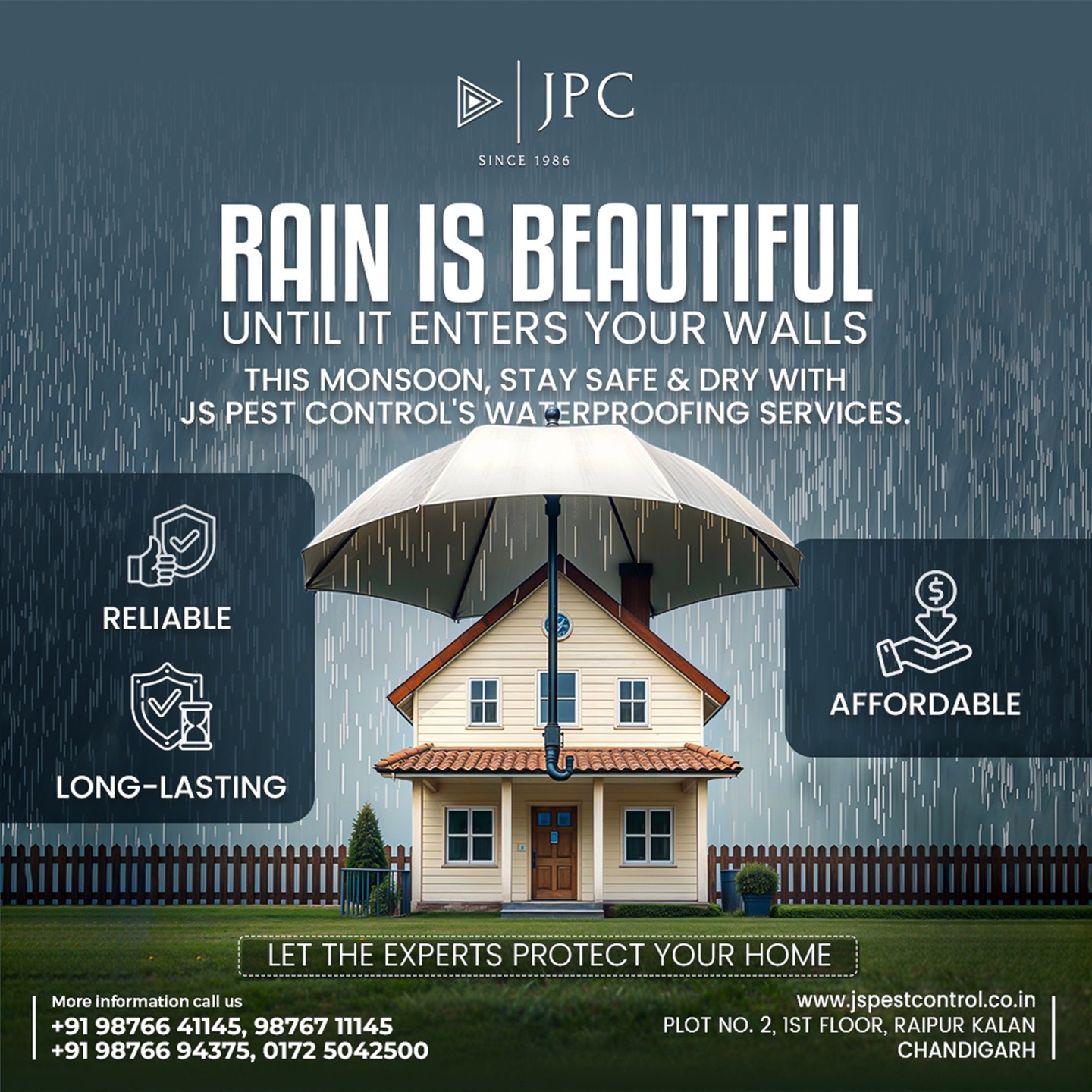 💧🏠 JS Pest Control – Expert Roof Proofing Solutions! 🔧✨

Protect your home from rain, leaks, and water damage with JS Pest Control’s professional roof proofing services. Our expert team uses high-quality materials and proven techniques to seal and safeguard your roof against all weather conditions.

✅ Stops Roof Leaks & Water Seepage
✅ Prevents Dampness, Mold & Structural Damage
✅ Durable, Weather-Resistant Coatings
✅ Quick, Hassle-Free & Affordable Service

Keep your roof strong and your home dry—trust JS Pest Control for reliable roof proofing that lasts!

📞 Call or DM us now for a free inspection and quote!

#JSRoofProofing #LeakFreeLiving #RoofWaterproofing #ProtectYourHome #JSExpertCare