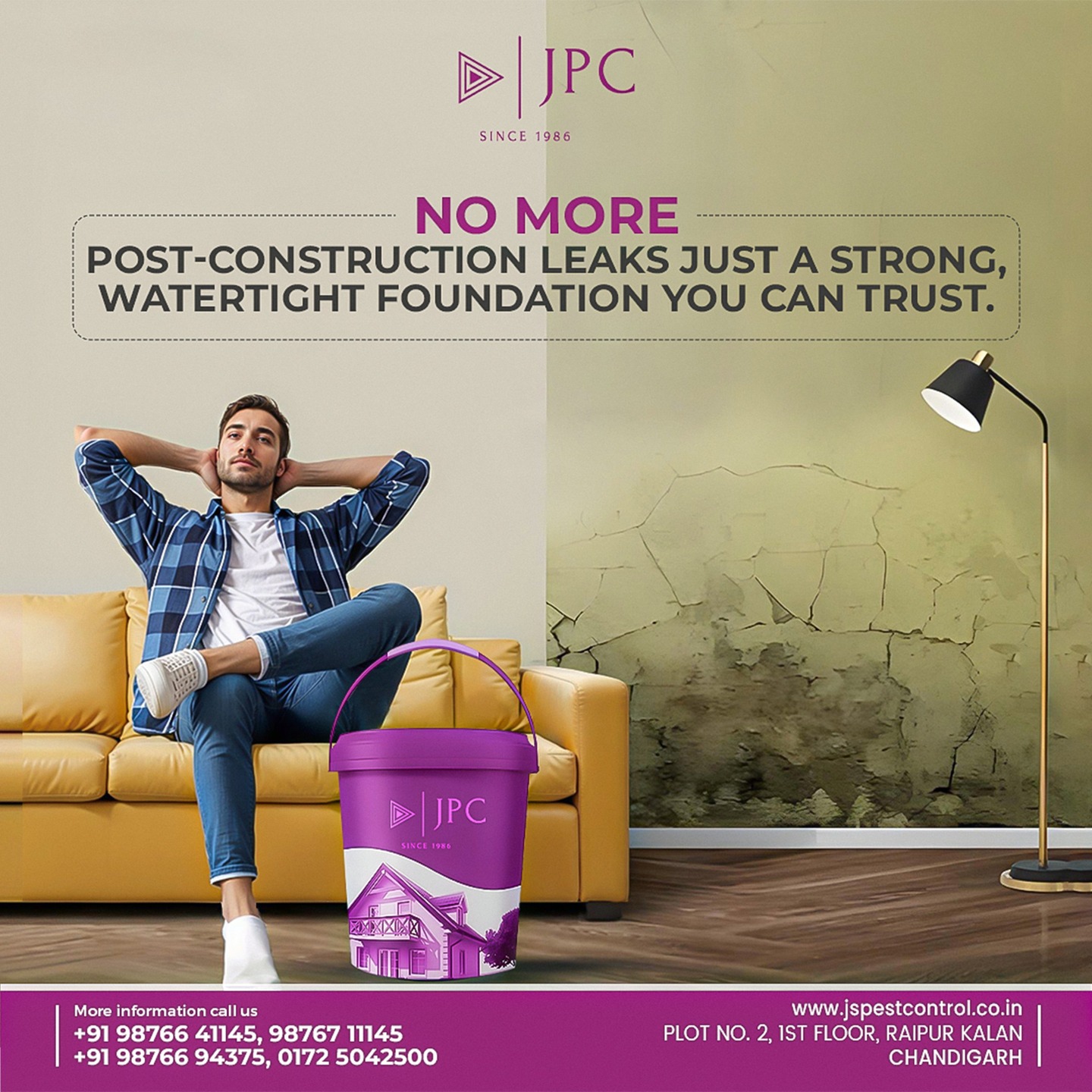 💧🏠 JS Pest Control – Reliable Roof Proofing That Lasts! 🔧☔

Don’t let roof leaks and water seepage damage your home. JS Pest Control offers trusted roof proofing solutions to protect your property from rain, moisture, and long-term structural issues.

✅ Advanced Waterproofing Technology
✅ High-Quality, Weatherproof Materials
✅ Prevents Cracks, Leaks, Dampness & Mold
✅ Ideal for Residential & Commercial Buildings
✅ Affordable, Fast & Professional Service

Make your roof monsoon-ready and worry-free with JS Pest Control – your roof proofing specialists!

📞 Call or DM us today for a free site inspection!

#JSRoofProofing #WaterproofingExperts #LeakProtection #MonsoonReady #HomeSafety #JSPestControl