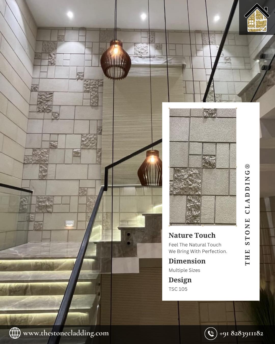 𝐈𝐧𝐟𝐮𝐬𝐢𝐧𝐠 𝐘𝐨𝐮𝐫 𝐒𝐩𝐚𝐜𝐞 𝐰𝐢𝐭𝐡 𝐍𝐚𝐭𝐮𝐫𝐞'𝐬 𝐁𝐞𝐚𝐮𝐭𝐲 🗿🏠

Elevate your spaces with 𝐨𝐮𝐫 𝐞𝐱𝐪𝐮𝐢𝐬𝐢𝐭𝐞 𝐧𝐚𝐭𝐮𝐫𝐚𝐥 𝐬𝐭𝐨𝐧𝐞 𝐰𝐚𝐥𝐥 𝐜𝐥𝐚𝐝𝐝𝐢𝐧𝐠—𝐟𝐞𝐚𝐭𝐮𝐫𝐢𝐧𝐠 𝟏𝟎𝟎+ 𝐬𝐭𝐮𝐧𝐧𝐢𝐧𝐠 𝐝𝐞𝐬𝐢𝐠𝐧𝐬 that combine 𝐮𝐧𝐦𝐚𝐭𝐜𝐡𝐞𝐝 𝐪𝐮𝐚𝐥𝐢𝐭𝐲 and 𝐭𝐢𝐦𝐞𝐥𝐞𝐬𝐬 𝐞𝐥𝐞𝐠𝐚𝐧𝐜𝐞. 

✨ 𝐔𝐧𝐥𝐨𝐜𝐤 𝐘𝐨𝐮𝐫 𝐒𝐩𝐚𝐜𝐞’𝐬 𝐅𝐮𝐥𝐥 𝐏𝐨𝐭𝐞𝐧𝐭𝐢𝐚𝐥! 
📞 𝐂𝐚𝐥𝐥 𝐔𝐬: +91 82839 11182 

📍 𝐕𝐢𝐬𝐢𝐭 𝐎𝐮𝐫 𝐒𝐡𝐨𝐰𝐫𝐨𝐨𝐦𝐬: 
•⁠ ⁠𝐌𝐨𝐡𝐚𝐥𝐢 𝐃𝐢𝐬𝐩𝐥𝐚𝐲: Plot 970, JLPL, Industrial Area, Sector 82 
•⁠ ⁠𝐏𝐚𝐭𝐢𝐚𝐥𝐚 𝐃𝐢𝐬𝐩𝐥𝐚𝐲: Plot D67, Focal Point