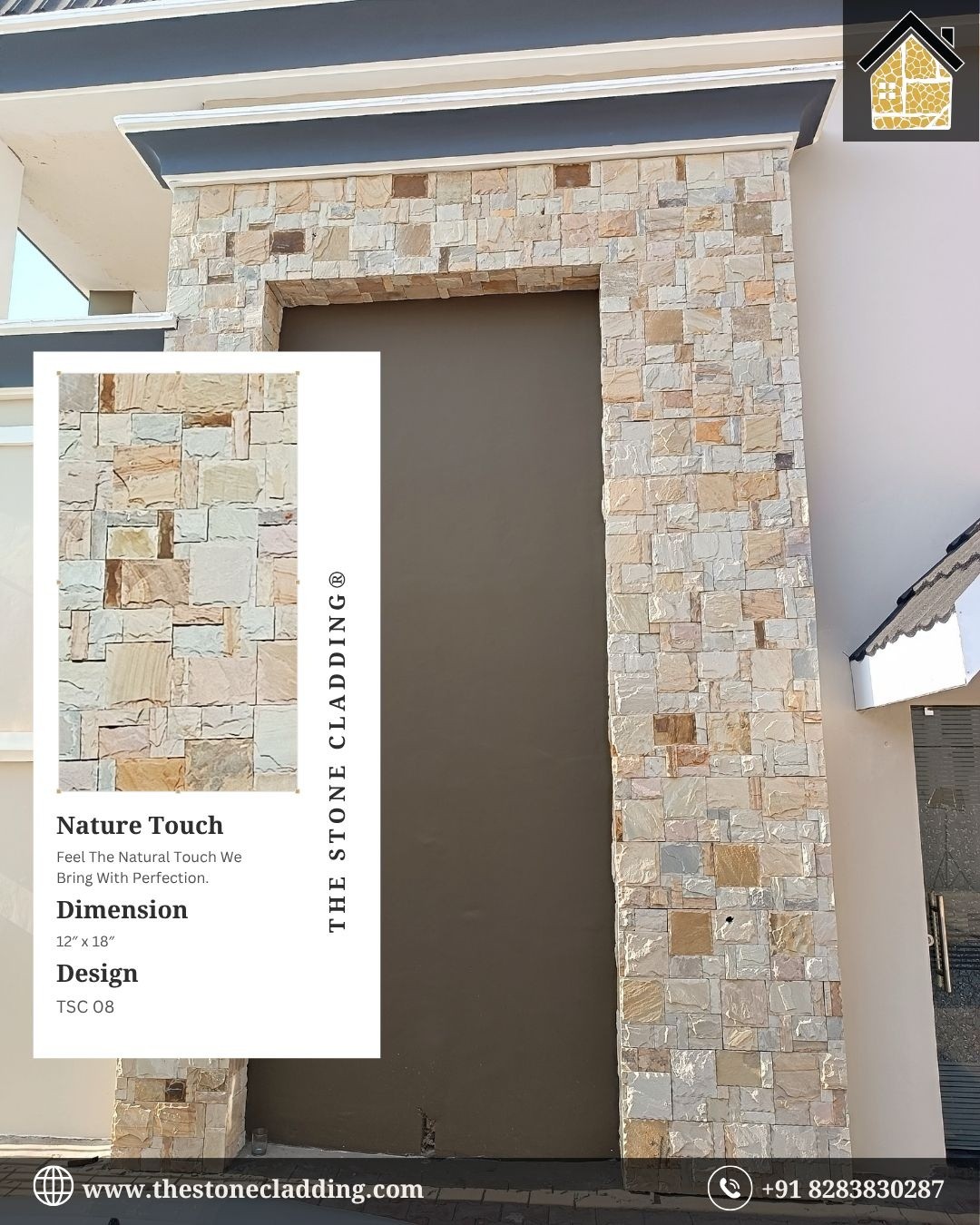 ✨ 𝐒𝐭𝐨𝐧𝐞 𝐓𝐡𝐚𝐭 𝐒𝐩𝐞𝐚𝐤𝐬 𝐋𝐮𝐱𝐮𝐫𝐲 ✨

Transform ordinary walls into statement spaces with premium natural stone cladding designed for modern architecture and timeless appeal.

From elegant interiors to stunning exteriors, discover textures inspired by nature and crafted for perfection.

✔ 100+ Designs
✔ Premium Quality
✔ Natural Finish
✔ Timeless Durability

📞 Contact: +91 8283830287 
📍 Mohali • Patiala • Jalandhar