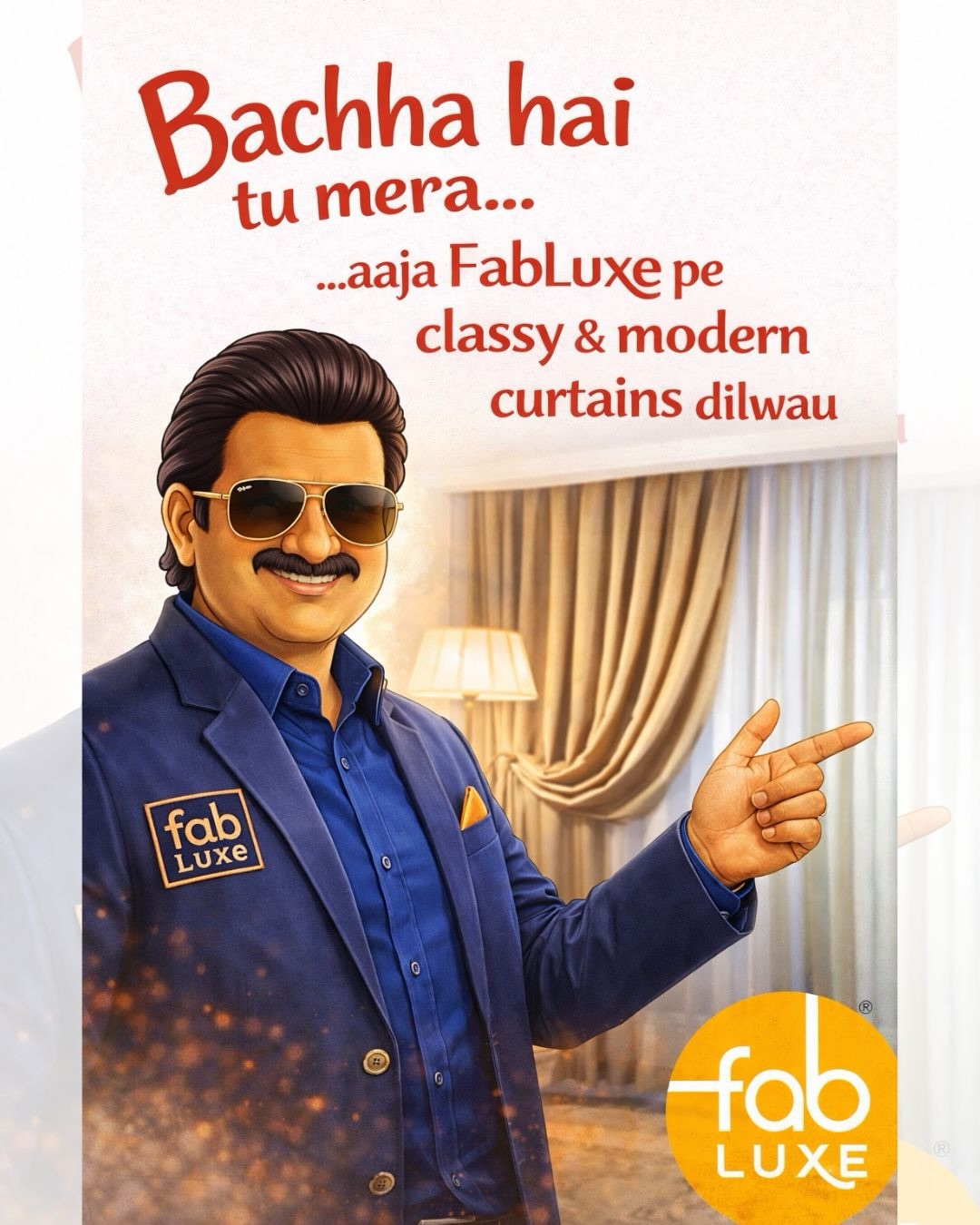 Bachha hai tu mera…
ghar upgrade karna hai toh FabLuxe pe hi aana padega 😎🔥

📞 9888819844 | 9888819822

#FabLuxe #ModernHomes #AluminiumWindows #LuxuryLiving #HomeUpgrade Curtains LEDMirror ShowerPartition GharKaSwag DesiMarketing ViralReels IndianHomes
BachaHaiTuMera DhurandharViral JameelMamu