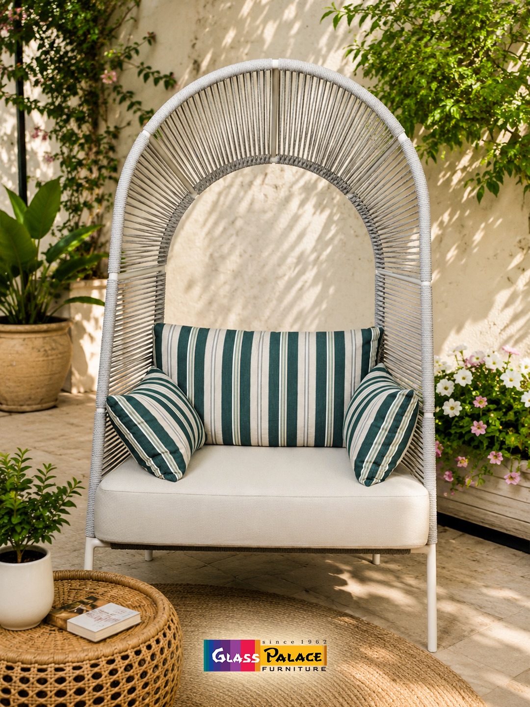 Find Your Favourite Spot Under the Open Sky. ☀️🌿

Designed for slow mornings, peaceful afternoons, and relaxing evenings, this premium patio lounge chair brings resort-style comfort right to your home. With its elegant woven design, plush cushions, and contemporary silhouette, it’s the perfect addition to your garden, patio, balcony, or poolside retreat.

Because every outdoor space deserves a statement piece.

📍 Available at all 3 Glass Palace Furniture Showrooms:

Dera Bassi
📍 Chandigarh–Ambala Highway, Near Toll Plaza, Dera Bassi, Punjab
📞 +91 85580 00666

Mohali
📍 Plot No. 130, Sector 82, JLPL Industrial Area, SAS Nagar, Punjab
📞 +91 76961 11122

Panchkula
📍 Plot No. 286, Industrial Area Phase 1, Panchkula, Haryana
📞 +91 98781 86363

Visit Glass Palace Furniture and discover premium indoor and outdoor furniture collections designed for modern living.

#GlassPalaceFurniture #PatioFurniture #OutdoorLiving #LoungeChair #GardenFurniture LuxuryOutdoor BalconyDecor PatioGoals PremiumFurniture HomeDecor Mohali DeraBassi Panchkula TricityFurniture