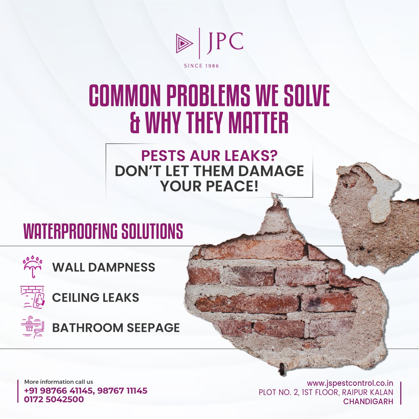 🐜🏠 JS Pest Control – Complete Pest Protection for Your Peace of Mind! 🚫✨

Say goodbye to unwanted pests and hello to a cleaner, safer space with JS Pest Control. Whether it's cockroaches, termites, rodents, mosquitoes, or bed bugs, we offer professional pest control solutions tailored to your needs.

✅ Safe & Eco-Friendly Treatments
✅ Residential & Commercial Services
✅ Fast, Effective & Long-Lasting Results
✅ Experienced & Trusted Team

Protect your home or business from harmful pests—choose JS Pest Control for reliable and hassle-free service!
.
.
#JSPestControl #PestFreeLiving #SafeAndClean #TermiteTreatment #RodentControl #HomeProtection