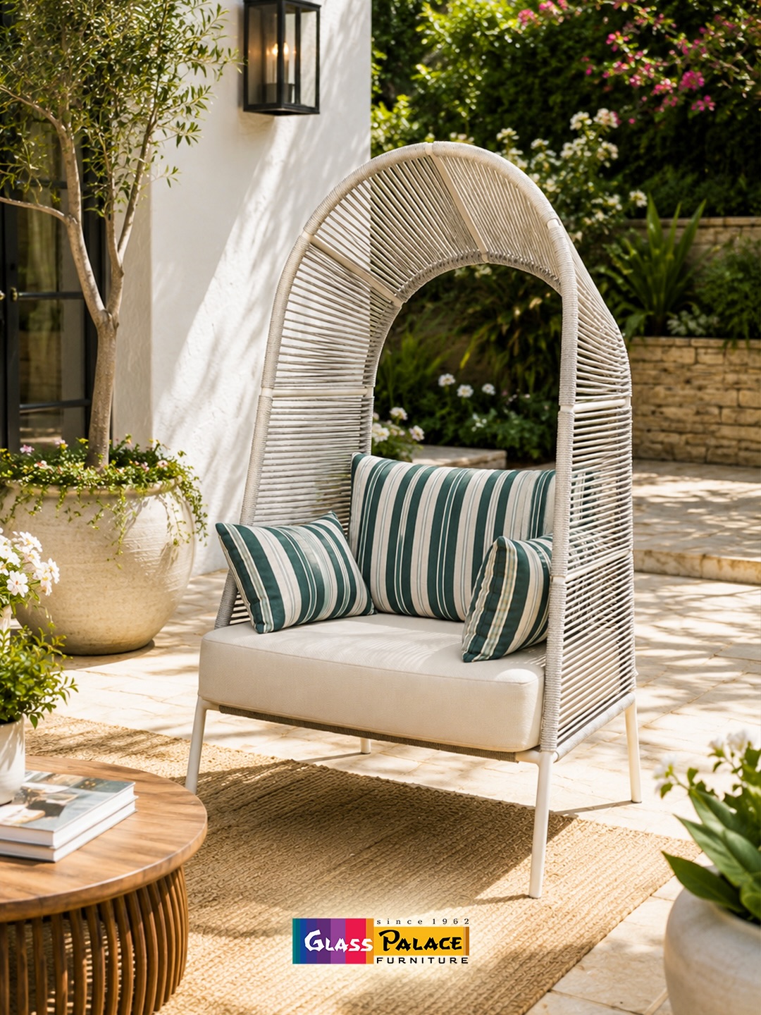 Find Your Favourite Spot Under the Open Sky. ☀️🌿

Designed for slow mornings, peaceful afternoons, and relaxing evenings, this premium patio lounge chair brings resort-style comfort right to your home. With its elegant woven design, plush cushions, and contemporary silhouette, it’s the perfect addition to your garden, patio, balcony, or poolside retreat.

Because every outdoor space deserves a statement piece.

📍 Available at all 3 Glass Palace Furniture Showrooms:

Dera Bassi
📍 Chandigarh–Ambala Highway, Near Toll Plaza, Dera Bassi, Punjab
📞 +91 85580 00666

Mohali
📍 Plot No. 130, Sector 82, JLPL Industrial Area, SAS Nagar, Punjab
📞 +91 76961 11122

Panchkula
📍 Plot No. 286, Industrial Area Phase 1, Panchkula, Haryana
📞 +91 98781 86363

Visit Glass Palace Furniture and discover premium indoor and outdoor furniture collections designed for modern living.

#GlassPalaceFurniture #PatioFurniture #OutdoorLiving #LoungeChair #GardenFurniture LuxuryOutdoor BalconyDecor PatioGoals PremiumFurniture HomeDecor Mohali DeraBassi Panchkula TricityFurniture