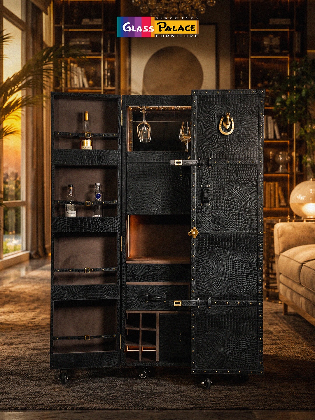 🍷 Make Every Pour a Statement.

Bold, sophisticated and effortlessly luxurious — this bar cabinet is designed to turn your home bar into a true centrepiece. ✨

With its statement-making finish, elegant storage and refined detailing, it’s more than a cabinet—it’s an experience.

Bring home furniture that reflects your taste.
Visit your nearest Glass Palace Furniture showroom today!

📍 Dera Bassi
Chandigarh–Ambala Highway, Near Toll Plaza, Punjab
📞 +91 85580-00666

📍 Mohali
Plot No. 130, Sector 82, JLPL Industrial Area, Sahibzada Ajit Singh Nagar, Punjab
📞 +91 76961-11122

📍 Panchkula
Plot No. 286, Industrial Area Phase 1, Panchkula, Haryana
📞 +91 98781-86363

#GlassPalaceFurniture #BarCabinet #HomeBar #LuxuryFurniture #LuxuryInteriors HomeDecor InteriorDesign StatementFurniture BarFurniture PremiumFurniture ElegantInteriors HomeStyling FurnitureDesign