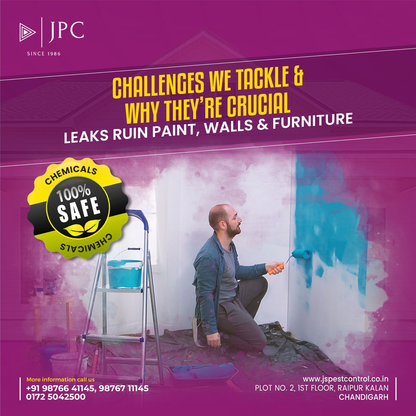 🐜🏠 JS Pest Control – Complete Pest Protection for Your Peace of Mind! 🚫✨

Say goodbye to unwanted pests and hello to a cleaner, safer space with JS Pest Control. Whether it's cockroaches, termites, rodents, mosquitoes, or bed bugs, we offer professional pest control solutions tailored to your needs.

✅ Safe & Eco-Friendly Treatments
✅ Residential & Commercial Services
✅ Fast, Effective & Long-Lasting Results
✅ Experienced & Trusted Team

Protect your home or business from harmful pests—choose JS Pest Control for reliable and hassle-free service!
.
.
#JSPestControl #PestFreeLiving #SafeAndClean #TermiteTreatment #RodentControl #HomeProtection