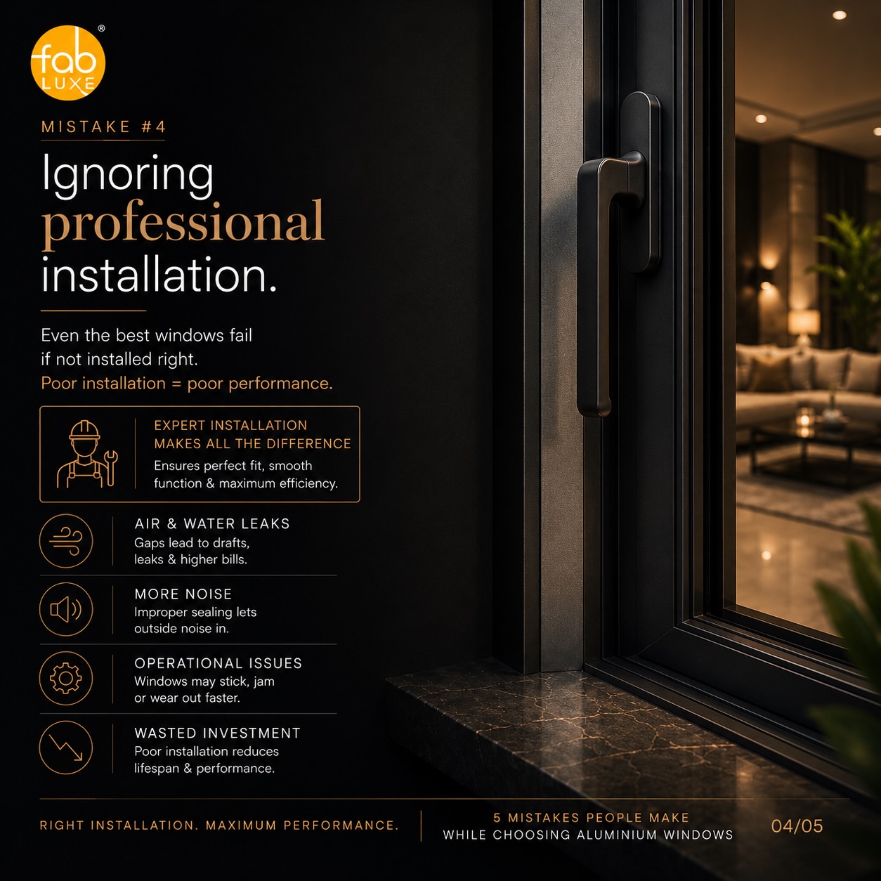 Modern homes deserve better than ordinary windows.

Most homeowners focus on interiors, marble & lighting… 
but windows impact:
• Aesthetics 
• Ventilation 
• Insulation 
• Long-term maintenance

At FABLUXE, we believe premium spaces deserve premium detailing.

📍 SCO 148-149, Panchkula Shopping Complex, Dhakoli, Zirakpur, Mohali

📞 9888819882 | 9888819822 
📩 DM us: @fabluxeindia

FABLUXE 
Premium Aluminium Windows & Slim Partitions 
Serving Chandigarh Tricity

#Fabluxe #LuxuryHomes #AluminiumWindows #ModernArchitecture #SlimPartitions