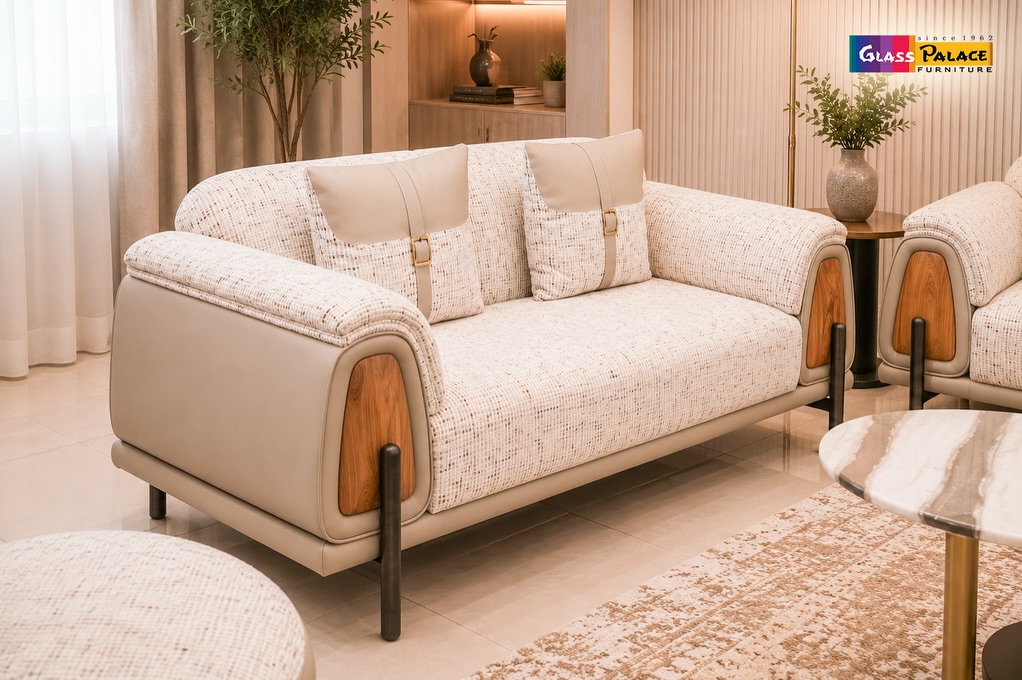 A sofa isn’t just where you sit - it’s where life happens. ✨

From morning coffees to evening conversations, create moments that matter with a sofa that’s as comfortable as it is beautiful. Designed with premium craftsmanship, elegant textures, and timeless style, this statement piece transforms every living room into a space you’ll love coming home to.

Visit Glass Palace Furniture and explore Tricity’s largest collection of premium luxury sofa sets, curated to suit every home and every style.👇
📍 Dera Bassi – Chandigarh–Ambala Highway, Near Toll Plaza, Dera Bassi, Punjab 📞 85580-00666
📍 Mohali – Plot No. 130, Sector 82, JLPL Industrial Area, Sahibzada Ajit Singh Nagar, Punjab 📞 76961-11122
📍 Panchkula – Plot No. 286, Industrial Area Phase 1, Panchkula, Haryana 📞 98781-86363

#GlassPalaceFurniture #LuxuryLiving #PremiumSofas #SofaDesign #LivingRoomGoals ModernInteriors LuxuryFurniture HomeDecor InteriorInspiration DesignerFurniture ElegantHomes FurnitureShopping Mohali Panchkula DeraBassi TricityHomes