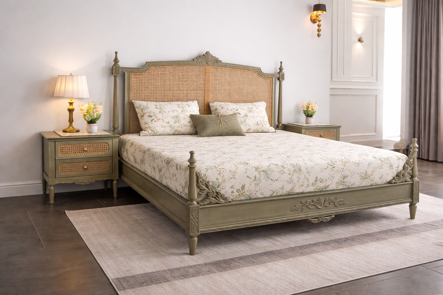 Royal Cane Heritage Bed