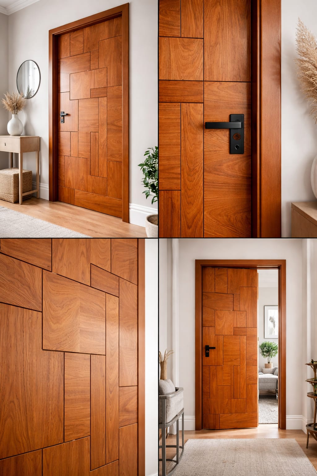 Geo wooden door — image 3