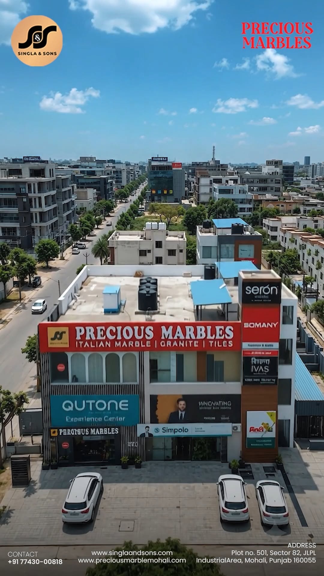 Some destinations are worth stopping for.

From premium Italian marble and granite to world-class tiles and the timeless craftsmanship of Vinouchi, this is where remarkable spaces begin.

Visit Precious Marbles by Singla & Sons and discover everything your dream project deserves.

?? Plot 501, Sector 82, JLPL Industrial Area, Mohali
?? 077430 00978
?? [www.preciousmarbles.in](http://www.preciousmarbles.in)

(italian marble, premium granite, luxury tiles, Vinouchi, luxury furniture, premium interiors, marble showroom Mohali, Tricity, home design, Precious Marbles)