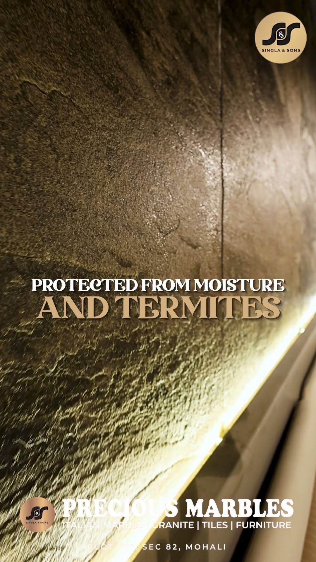 Crafted with precision.
Built to endure.
Moisture-resistant, termite-proof, and designed to stand the test of time, these are details that turn a house into a lasting legacy.
Visit Precious Marbles and discover surfaces made for generations.

?? Plot 501, Sector 82, JLPL Industrial Area, Mohali
?? 077430 00978

[ premium interiors, moisture resistant, termite proof, luxury surfaces, designer homes, wall panels, interior solutions, luxury living, timeless design, precious marbles ]