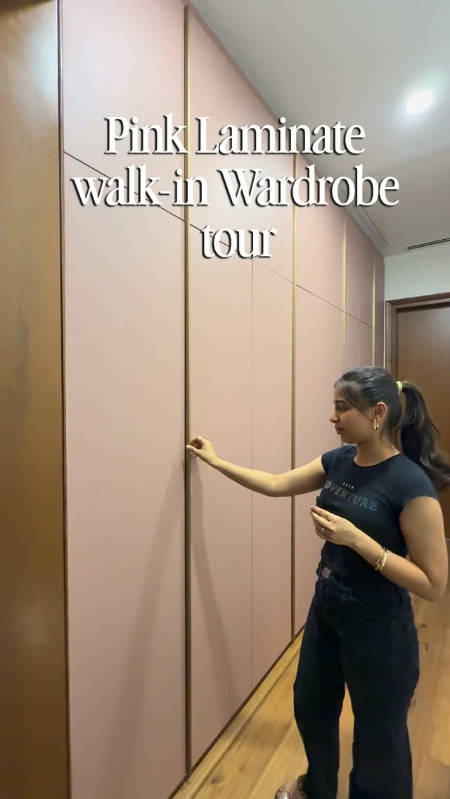 Pink walkin wardrobe ??
.
.
.
.
.
(Trending, explore, wardrobe,  walkin wardrobe,  tricity, fyp, pinterest coded wardrobe,  drawers, interior design, wardrobe design, wardrobe material)
.
.
.
.
.

#trending #explorepage #fyp #reels #wardrobe