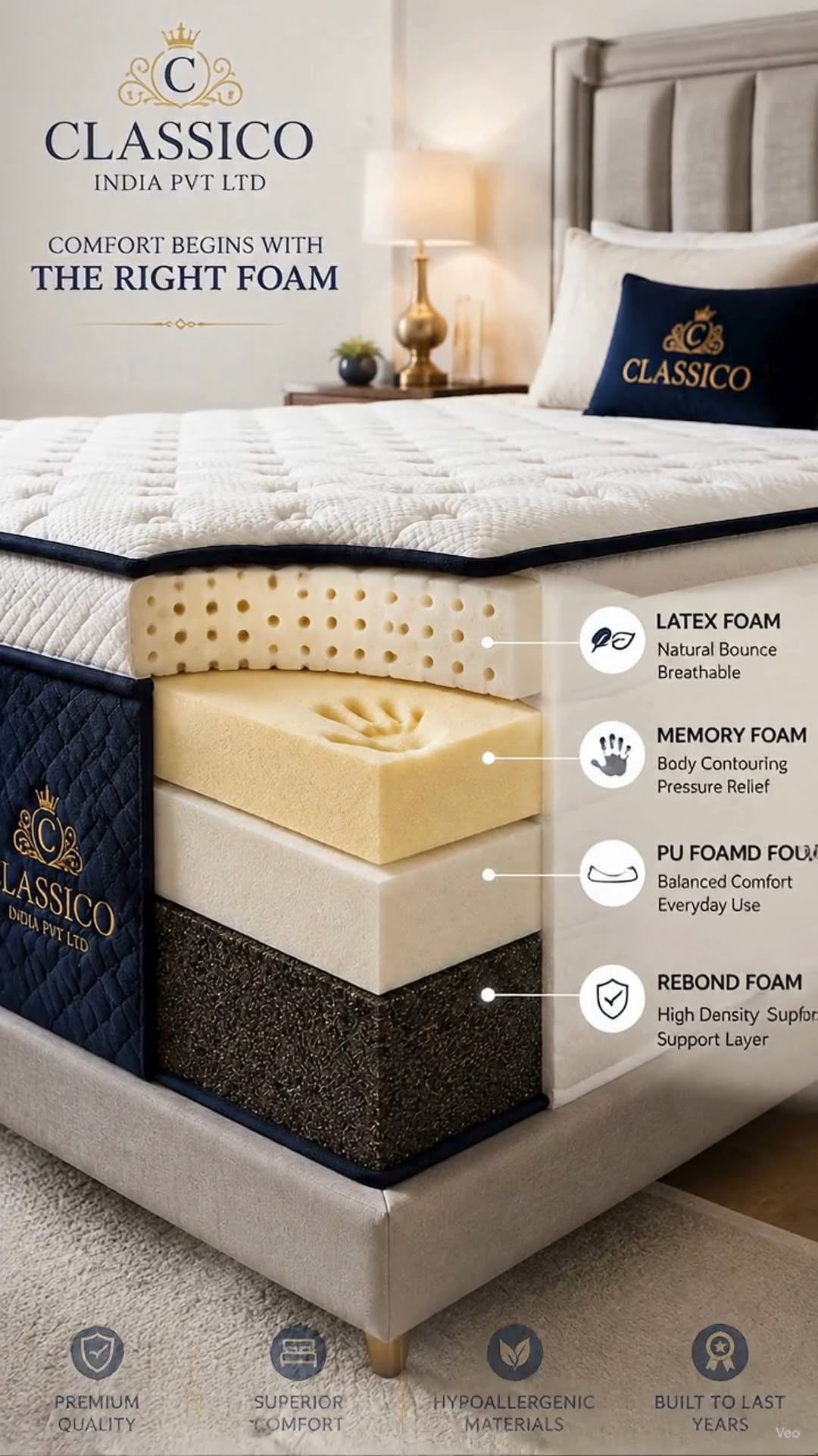 #furnituremanufacturer #orthopedicmattress #trendingnow #trendingreels