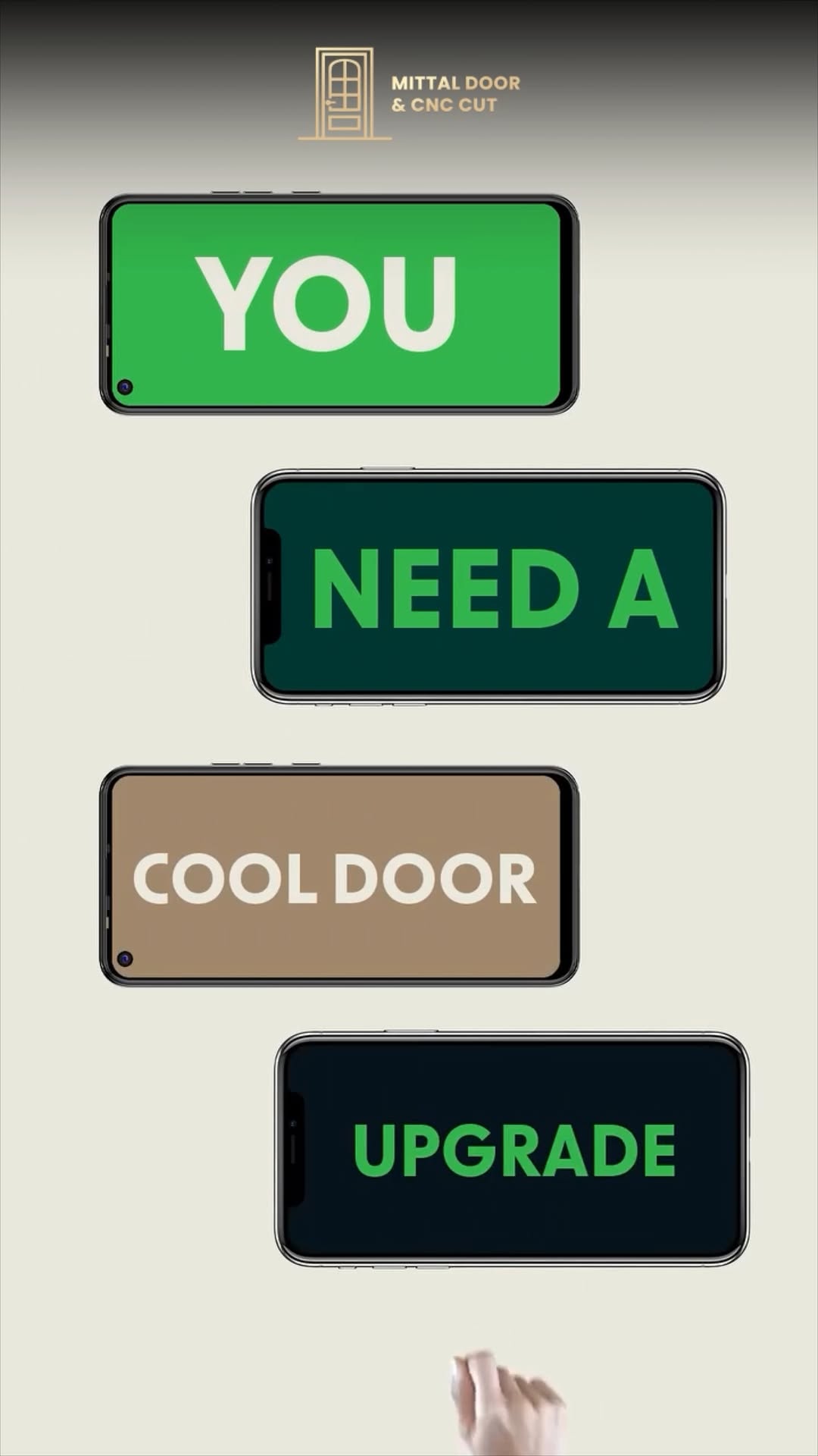?? If your home needs a door, make it one you'll be proud of every single day.

A door isn't just an entrance-it's the first thing people notice and the last thing you lock before feeling safe.

At Mittal Door & CNC Cut , we design doors that deliver the perfect balance of style, security, and durability .

? Premium Designer Doors
?? Maximum Security
?? Elegant Finishes
?? Built to Last for Years

Your dream home deserves more than an ordinary door.

?? Visit our showroom today and discover the perfect entrance for your home.

Because every great home starts with a great door.
.
#MittalDoorAndCNCCut #DesignerDoors #PremiumDoors #ModernHome #LuxuryInteriors #DoorDesign #HomeDecor #InteriorDesign #DreamHome #LuxuryLiving #HomeRenovation #CustomDoors #ElegantEntrance #BuiltToLast #MohaliBusiness