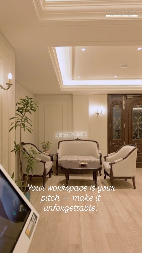 Step inside elegance.
Presenting a bespoke neo-classical real estate office designed by Zuiver Designs — where timeless classical mouldings, rich wooden flooring, and refined furniture create an aura of trust, sophistication, and grandeur. 🏛️🪞📐

Every detail reflects legacy, luxury, and vision.

🎬 Designed with purpose. Executed with passion.
🧱 Style: Neo-Classical
📍Project: Real Estate Office Interiors
👷‍♀️ By: @zuiverdesigns

📲 DM us for premium interior and architectural design services.

#NeoClassicalDesign #LuxuryOfficeDesign #RealEstateOfficeInteriors #ClassicalInteriors #InteriorInspo #ArchitecturalDesign #OfficeVibes #MouldingDetails #WoodenFlooringLove #LuxuryWorkspace #DesignByZuiver #ChandigarhArchitect #InteriorGoals #DesignThatSpeaks #TimelessDesign #beautiful #instamood #elledecor #commercial #retail #chandigarh #mohali #tricity