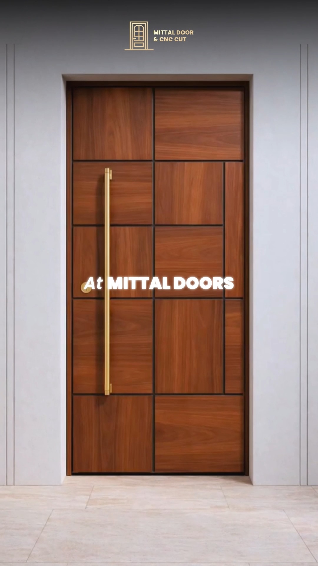 ✨ Elegance begins at your doorstep. 🚪

A beautifully designed door doesn't just welcome guests—it defines the character of your home.

At Mittal Door & CNC Cut, every door is crafted to deliver the perfect blend of elegance, durability, and timeless style.

✔ Premium Finish
✔ Superior Craftsmanship
✔ Modern Design
✔ Built to Last
.
#MittalDoorAndCNCCut #Elegance #DesignerDoors #WoodenDoors #LuxuryHomes #ModernInteriors #DoorDesign #HomeDecor #PremiumDoors #InteriorDesign #DreamHome #ElegantLiving #HomeImprovement #Craftsmanship #LuxuryEntrance