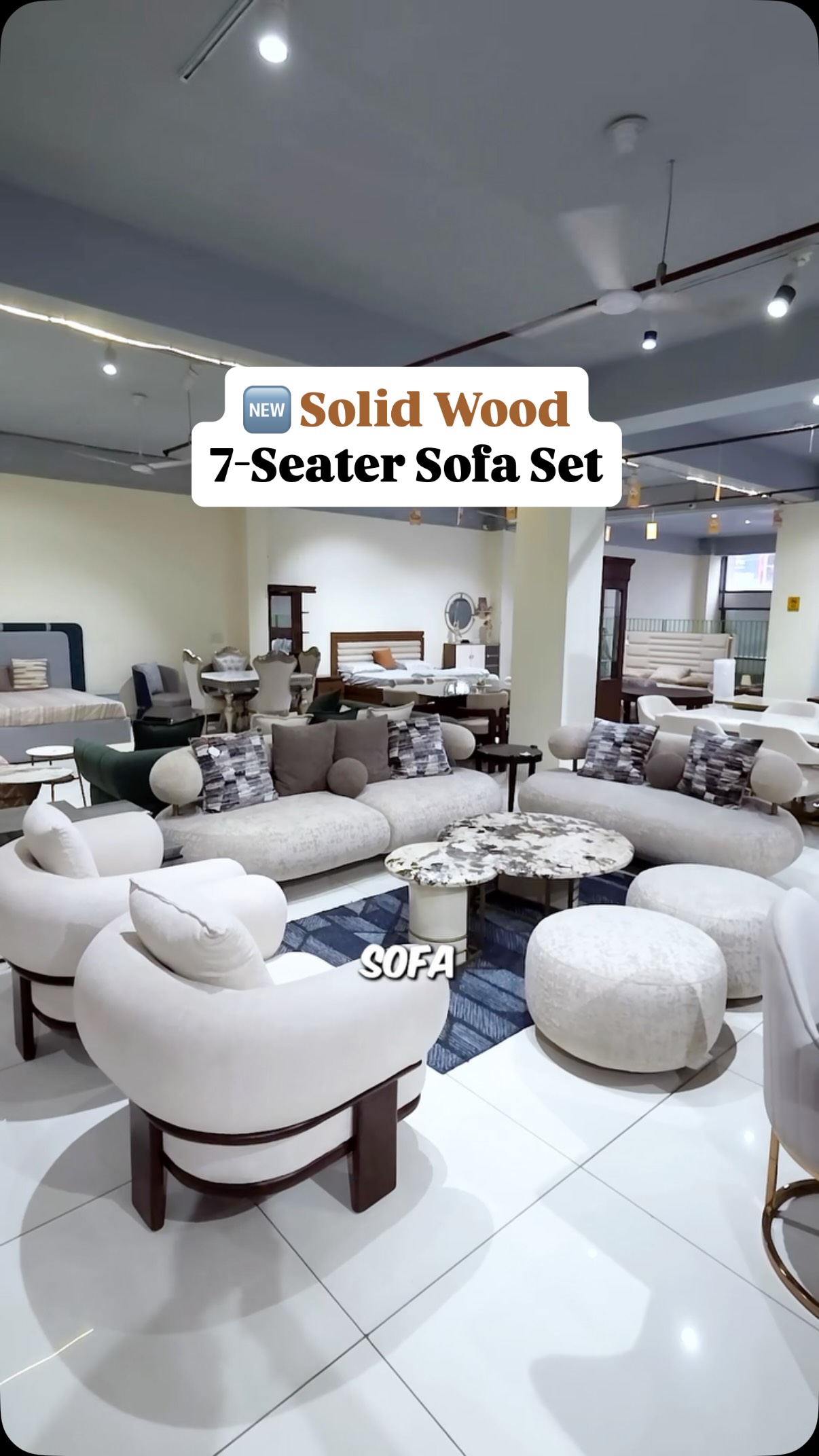 Bigger, better, and beautifully designed! ✨🛋️

Introducing our latest 3-2-1 Sofa Set at Glass Palace. We’ve gone beyond industry standards to bring you ultimate spaciousness—our 3-seater is the size of a 4-seater, and the 2-seater rivals a 3-seater!

Built with a solid wood structure and sleek metal accents, this masterpiece features a stunning double fabric design using both printed and plain materials. Complete with unique Egyptian style and Bouclé fabric cushions, it’s the perfect centerpiece to elevate your living room. 

The best part? It is fully customizable to match your home’s aesthetic! Experience the comfort live: 👇

📍 Dera Bassi – Chandigarh–Ambala Highway, Near Toll Plaza, Dera Bassi, Punjab 📞 85580-00666
📍 Mohali – Plot No. 130, Sector 82, JLPL Industrial Area, Sahibzada Ajit Singh Nagar, Punjab 📞 76961-11122
📍 Panchkula – Plot No. 286, Industrial Area Phase 1, Panchkula, Haryana 📞 98781-86363

#LuxuryLiving #GlassPalaceFurniture #SofaSet #InteriorDesign #ChandigarhFurniture