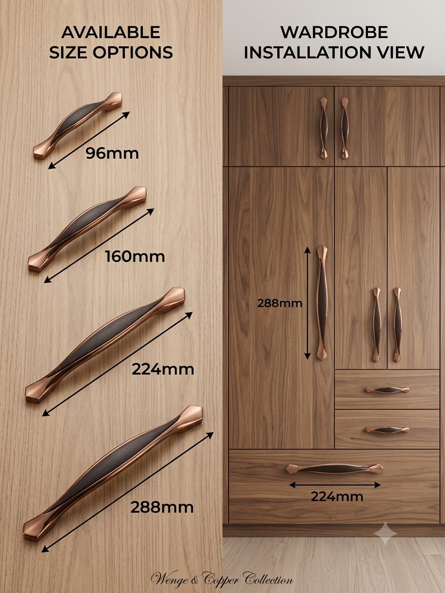 GT04 (CH T Star) Dual Colour Cabinet Handles — image 3