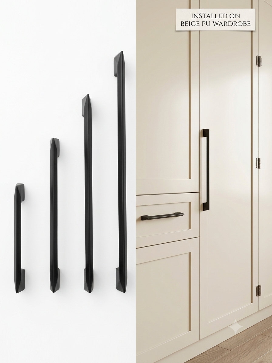 1601 Black Cabinet Handle — image 2