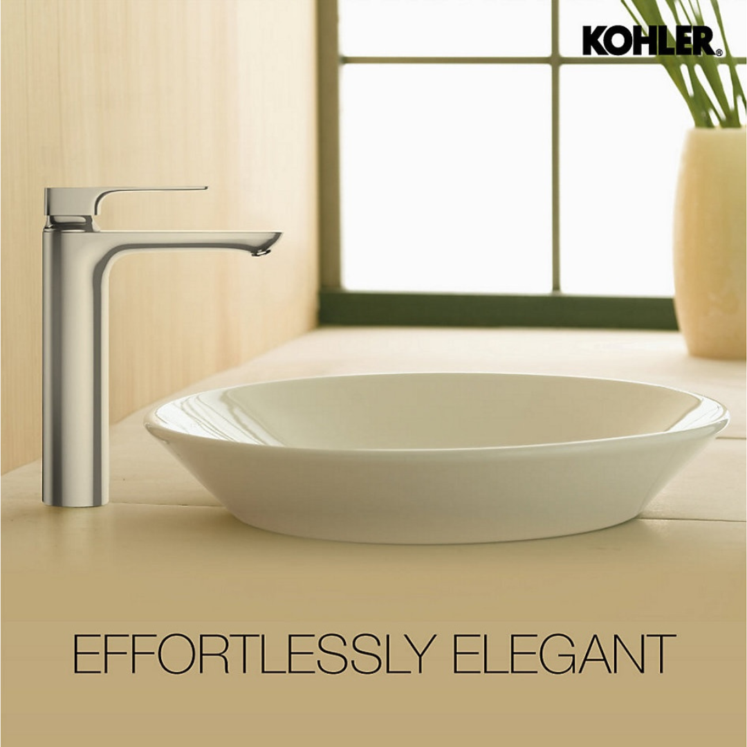 Conical Bell™ 41.3 cm round vessel bathroom sink with glazed underside, no — image 7