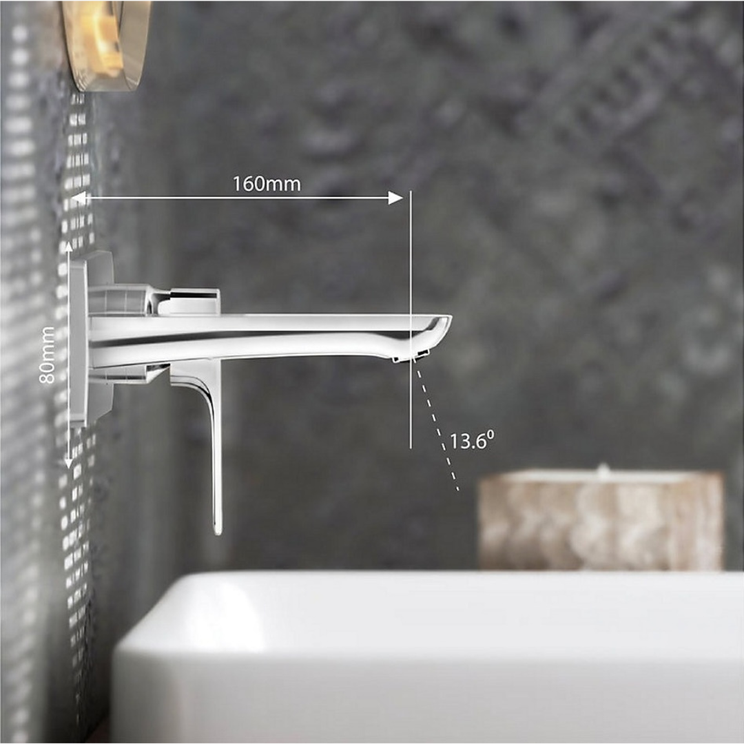 Aleo+™ Wall-mount bathroom sink faucet trim, 9.0 lpm — image 6