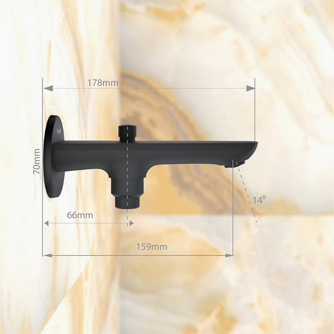 Aleo™ Wall-mount bath spout with diverter — image 7