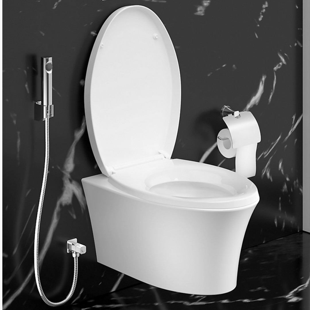Veil wall hung toilet bundle in White — image 6