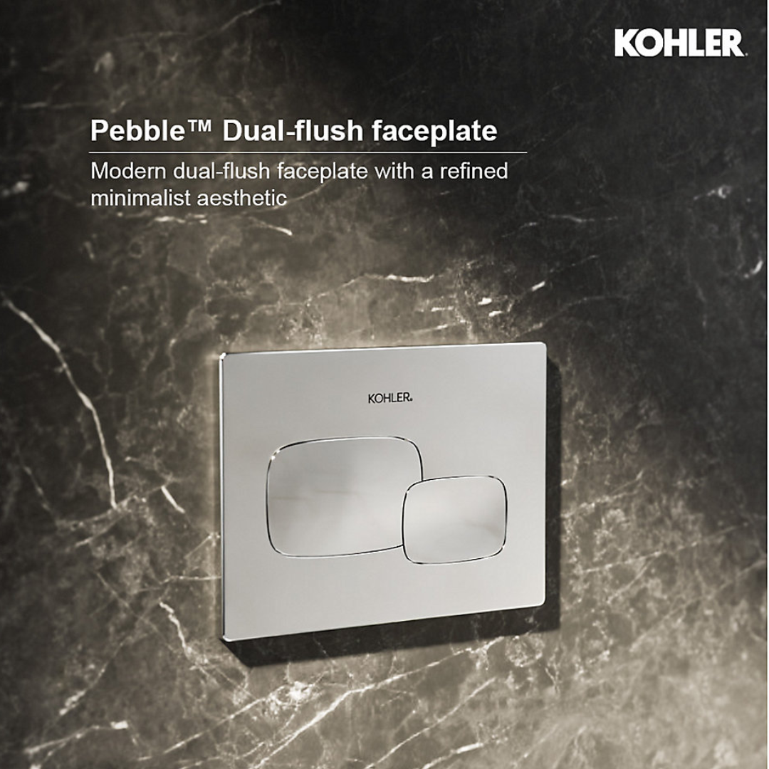 Pebble™ Dual-flush faceplate — image 2