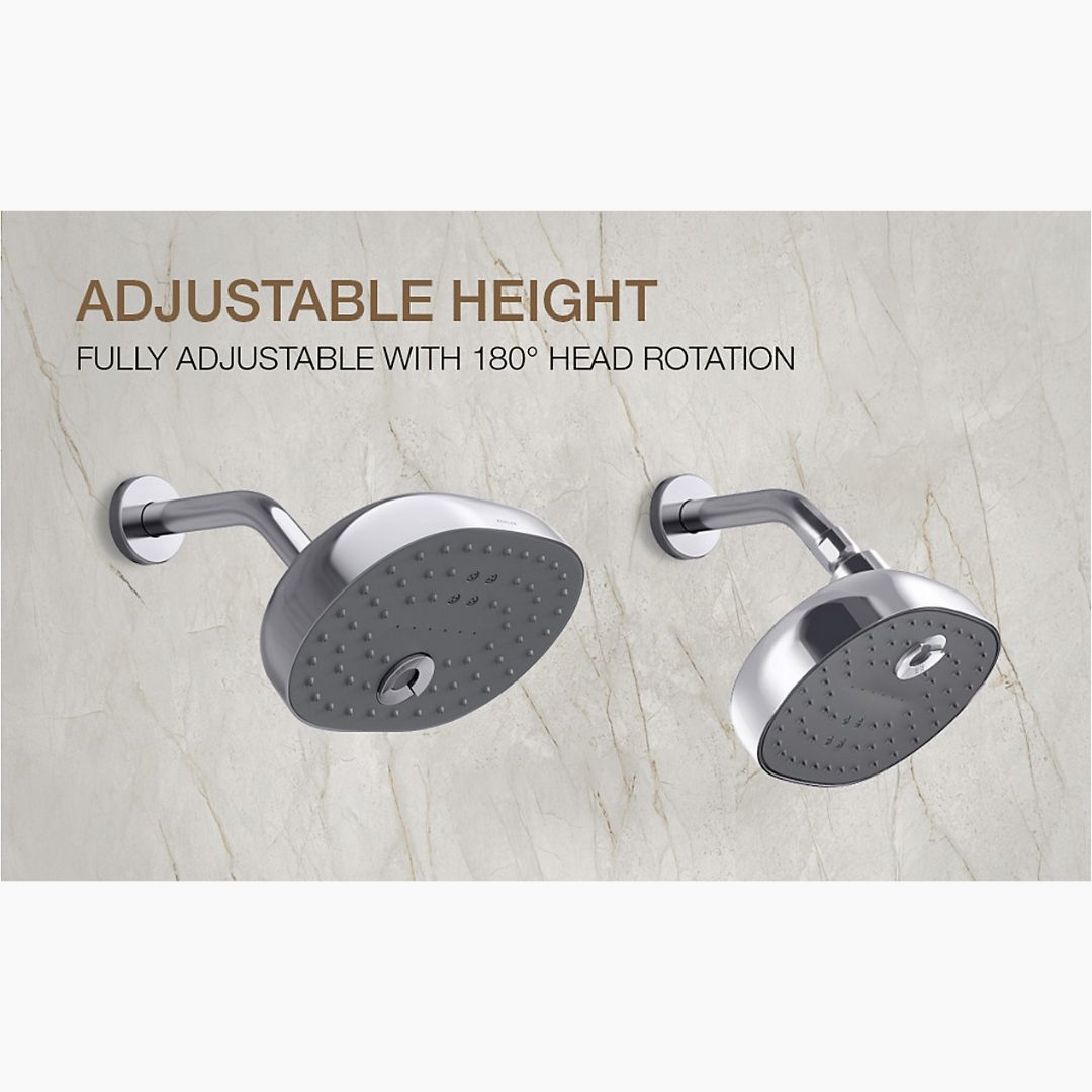 Statement™ Oblong three-function 20.2 cm showerhead, 9.5 lpm — image 8