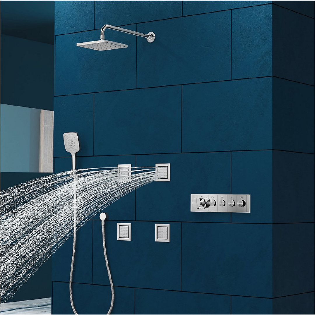 Anthem™ Four-outlet recessed mechanical thermostatic valve control — image 3