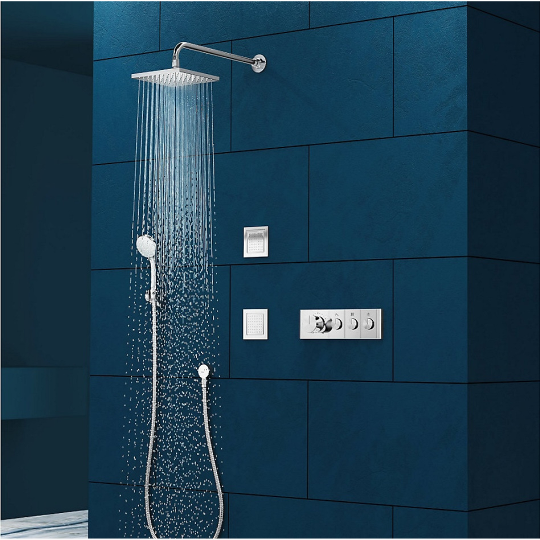 Anthem™ Three-outlet recessed mechanical thermostatic valve control — image 3