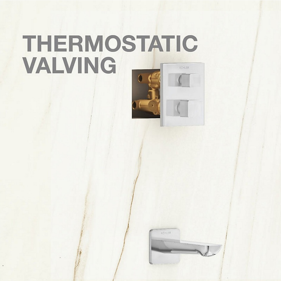 Autosense™ 235+ Recessed thermostatic bath and shower valve — image 3
