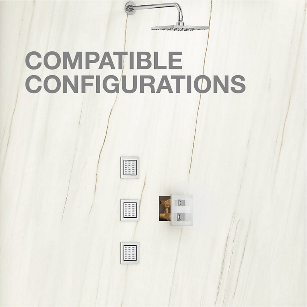 Autosense™ 235+ Recessed thermostatic bath and shower valve — image 6